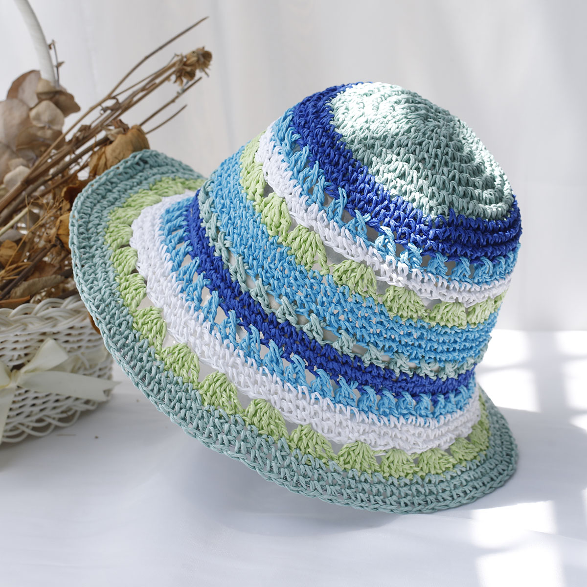 Шляпа Женская плетеная, Панамк – обзор и цена Bucket Hat Straw